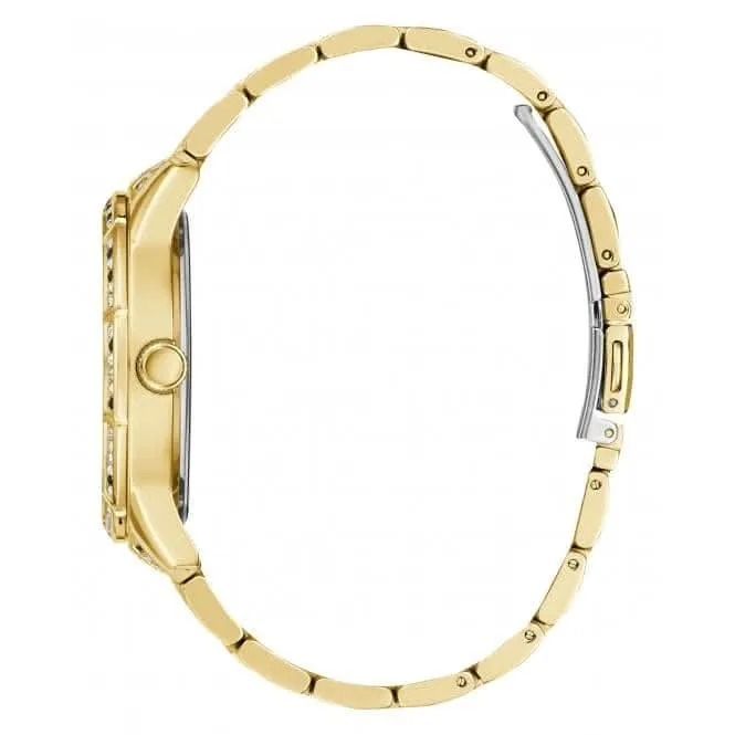 Montre Guess Ladies Cascade en acier inoxydable avec finition or GW0365L2