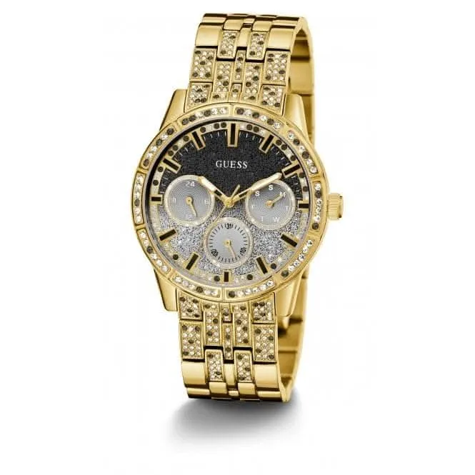 Montre Guess Ladies Cascade en acier inoxydable avec finition or GW0365L2
