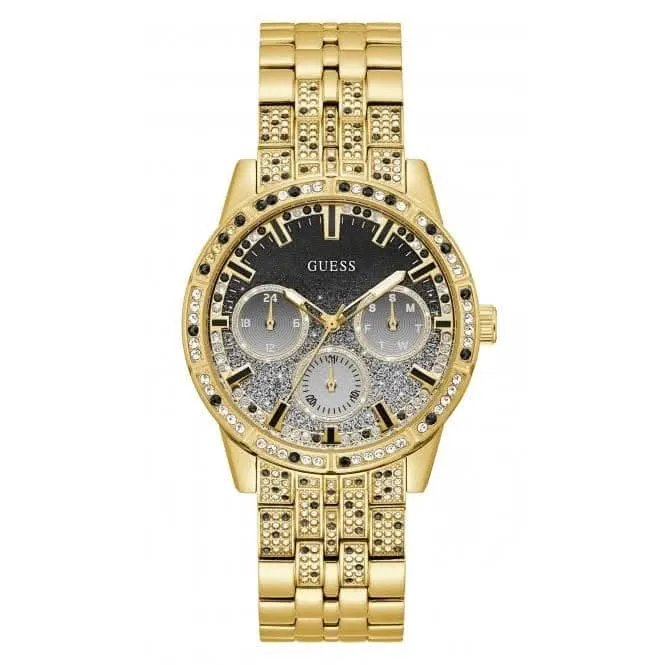Montre Guess Ladies Cascade en acier inoxydable avec finition or GW0365L2