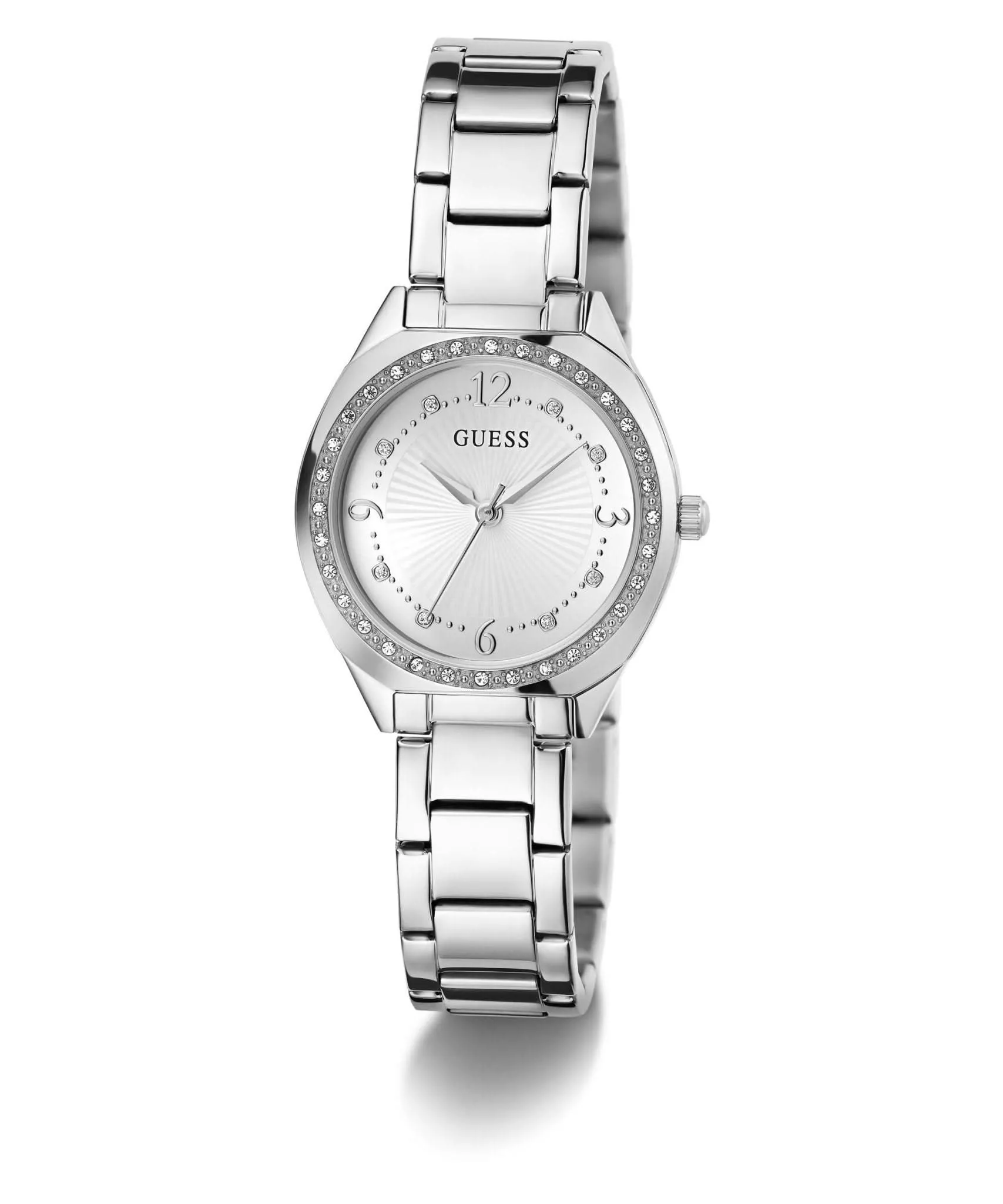 Montre Guess Ladies Charlotte en acier inoxydable finition argentée GW0767L1