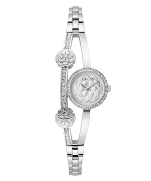 Montre Guess Ladies Chloe en acier recyclé ton argenté GW0756L1