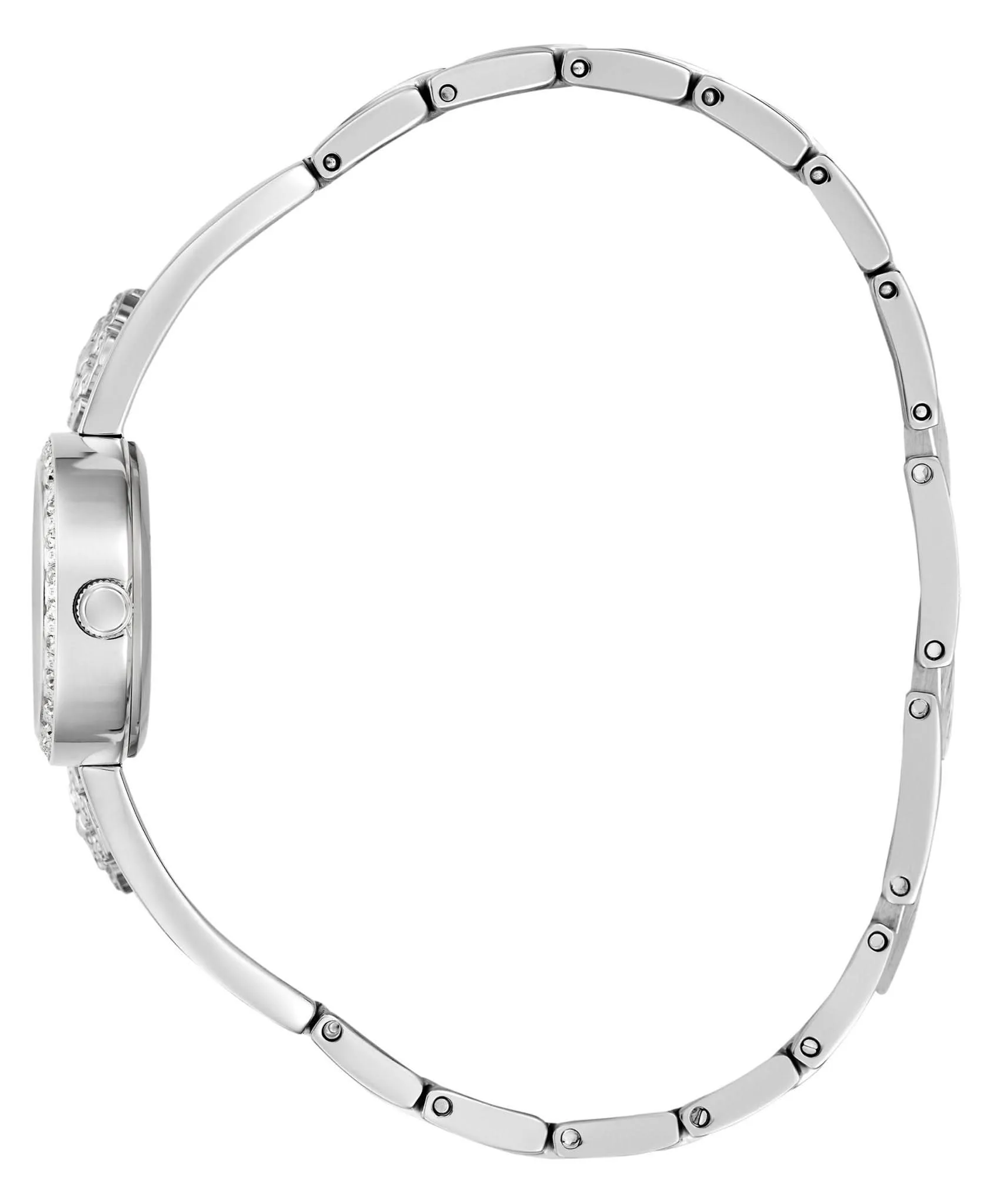 Montre Guess Ladies Chloe en acier recyclé ton argenté GW0756L1