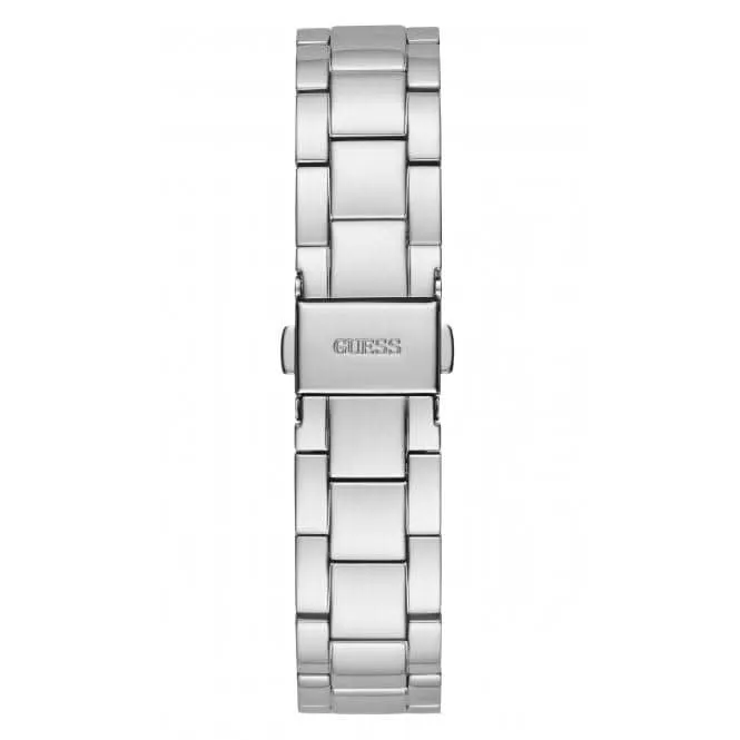 Guess Ladies Crown Jewel Monture en Acier Inoxydable Montre Argentée GW0410L1