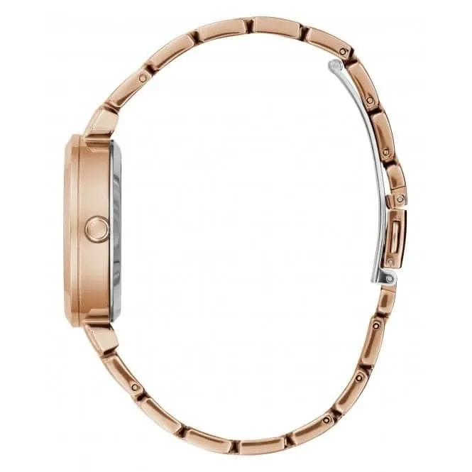 Montre Guess Ladies Crystal Clear en acier inoxydable or rose GW0470L3