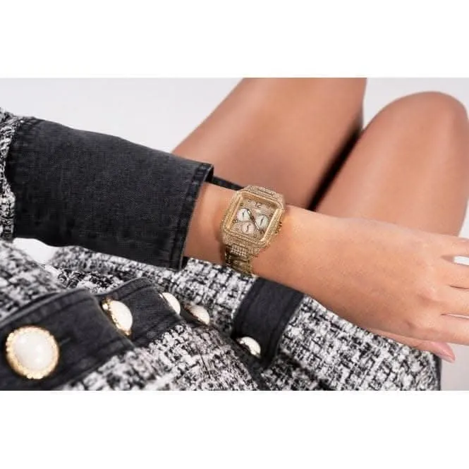 Montre Guess Ladies Deco en acier inoxydable avec finition or GW0472L2