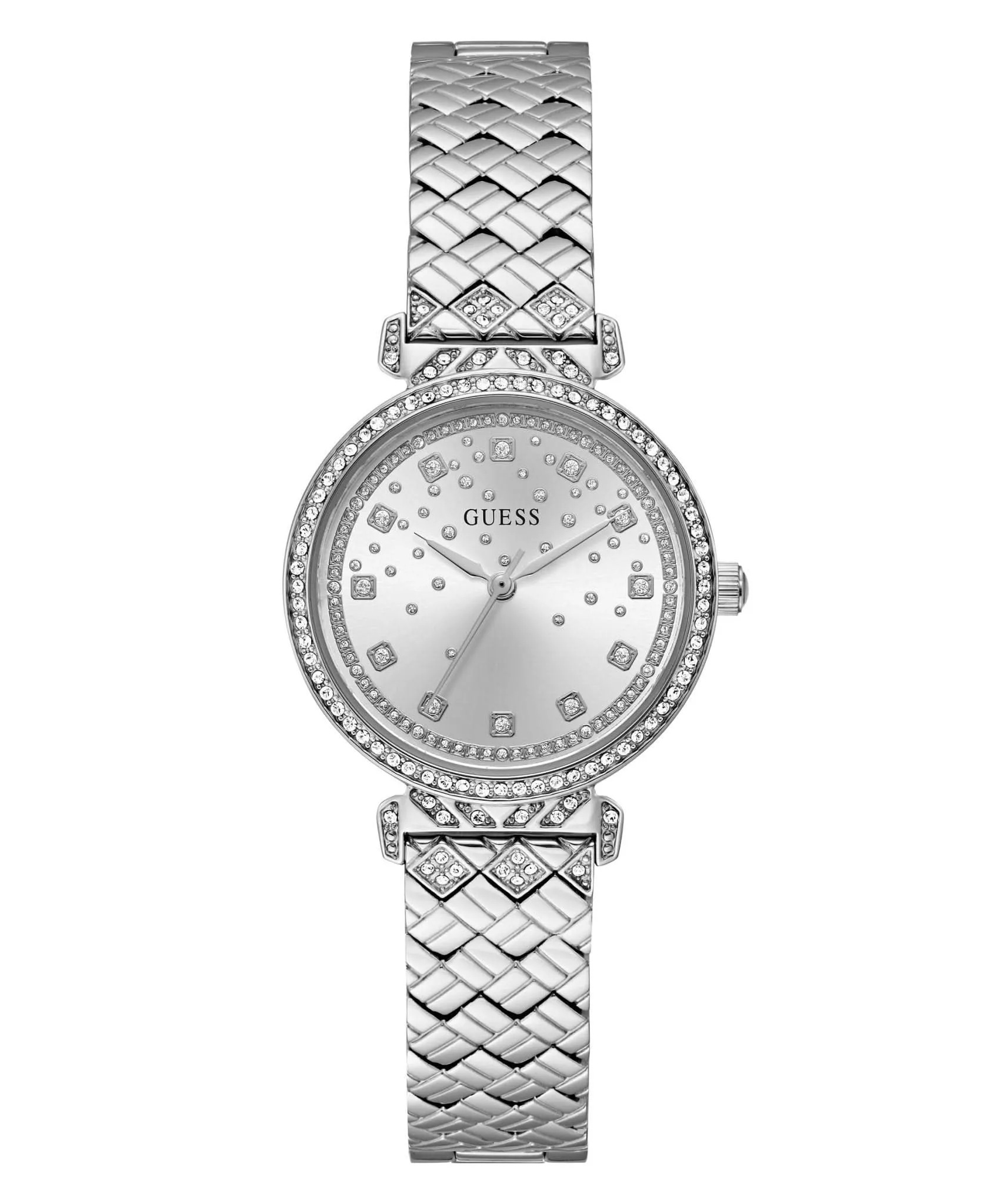 Montre Guess Ladies Enchantment en acier recyclé ton argenté GW0763L1