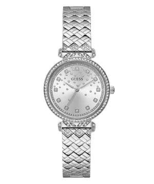 Montre Guess Ladies Enchantment en acier recyclé ton argenté GW0763L1