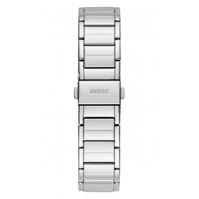 Guess Ladies Fusion Montre en Acier Inoxydable Argentée GW0552L1