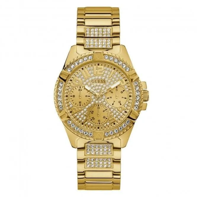 Montre Guess pour Femme Cadran Pailleté Or et Cristaux W1156L2