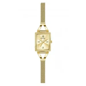 Montre Guess Ladies Grace en acier inoxydable avec bracelet maillé doré GW0400L2