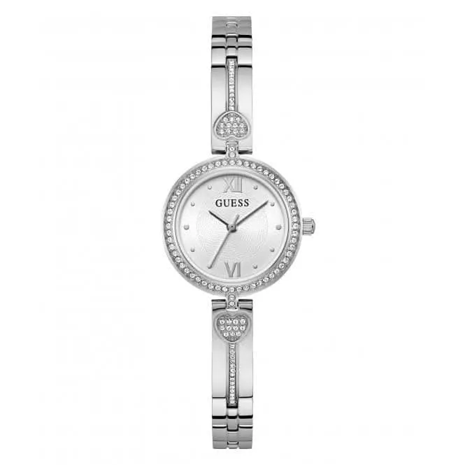 Guess Ladies Lovey Montre en Ton Argenté GW0655L1