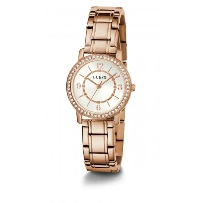 Montre Guess Ladies Melody en acier inoxydable or rose GW0468L3