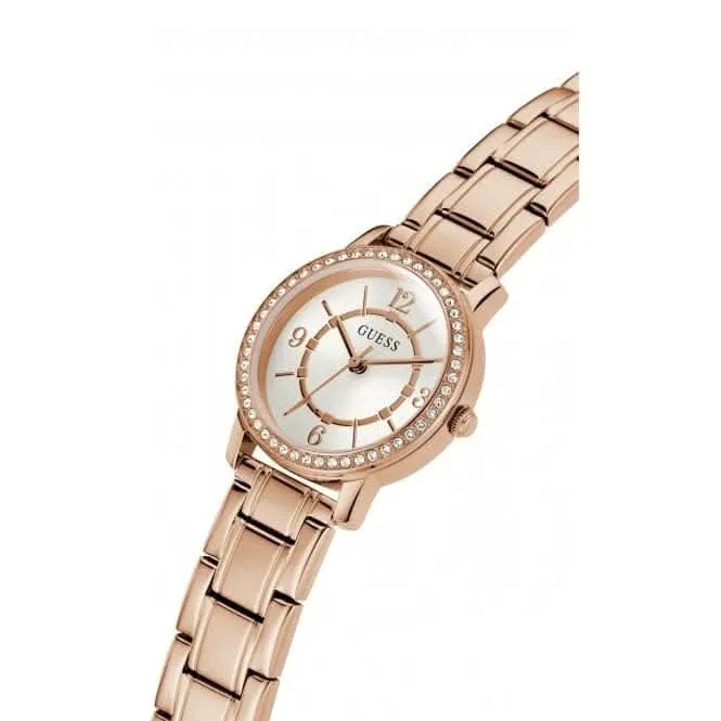 Montre Guess Ladies Melody en acier inoxydable or rose GW0468L3