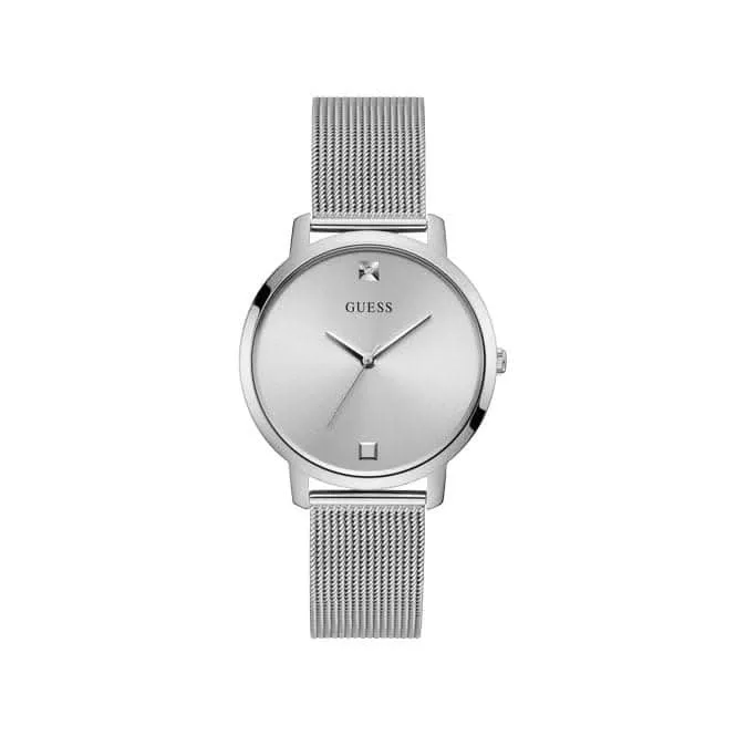 Montre Guess Ladies Nova en acier inoxydable avec bracelet maille argentée GW0243L1