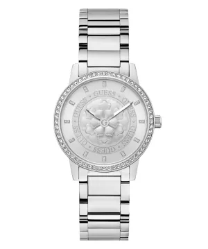 Montre Guess Ladies Petal en acier inoxydable finition argentée GW0747L1