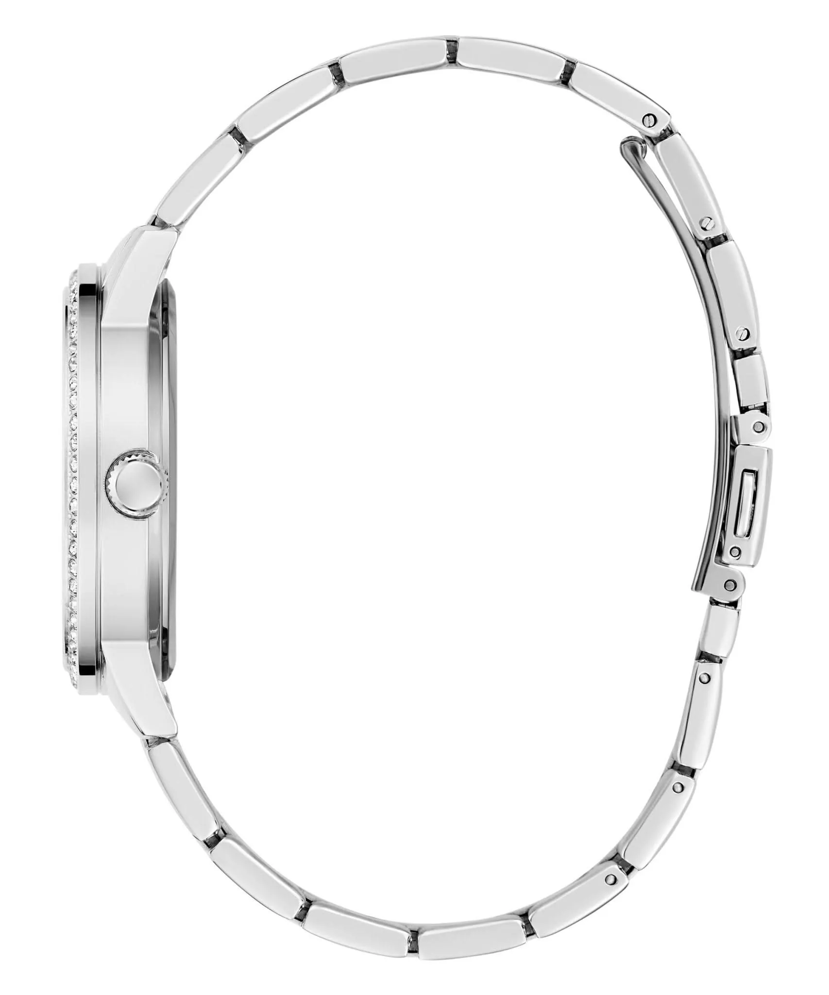 Montre Guess Ladies Petal en acier inoxydable finition argentée GW0747L1