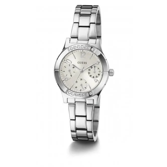 Montre Guess Ladies Piper en acier inoxydable argenté GW0413L1