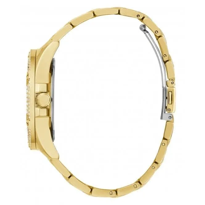 Montre Guess Ladies Queen en acier inoxydable avec finition or GW0464L2