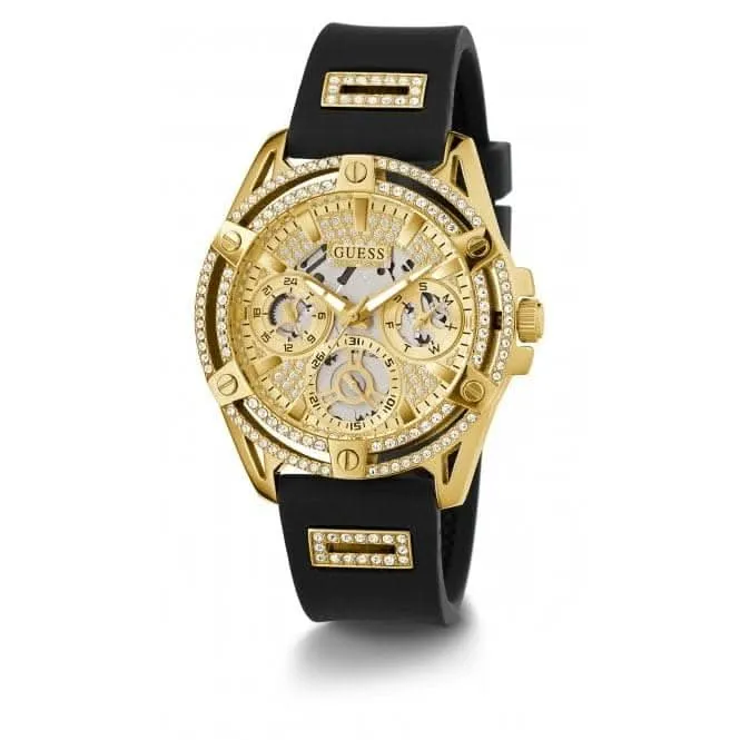 Guess Ladies Queen Montre en Or Acier Inoxydable GW0536L3