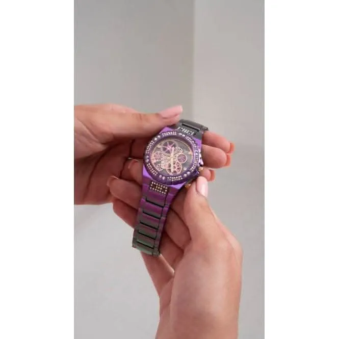 Montre Guess Ladies Reveal en acier inoxydable iridescent GW0302L3