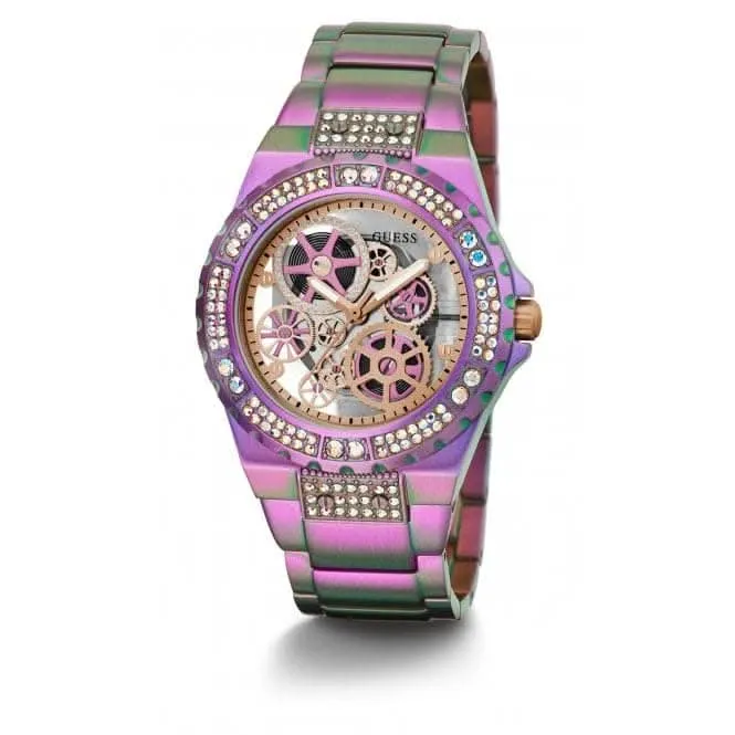 Montre Guess Ladies Reveal en acier inoxydable iridescent GW0302L3