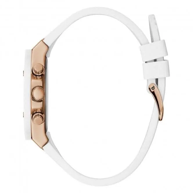 Montre Guess Ladies Sport en acier inoxydable blanc GW0030L3