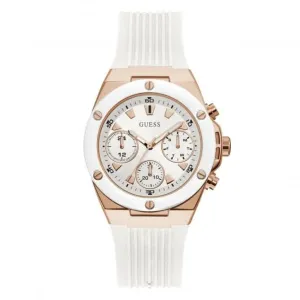 Montre Guess Ladies Sport en acier inoxydable blanc GW0030L3