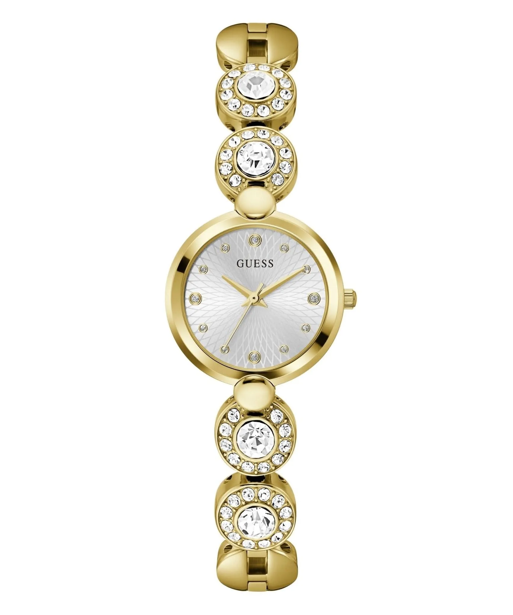 Montre Guess Ladies Stardom en acier recyclé ton or GW0757L2