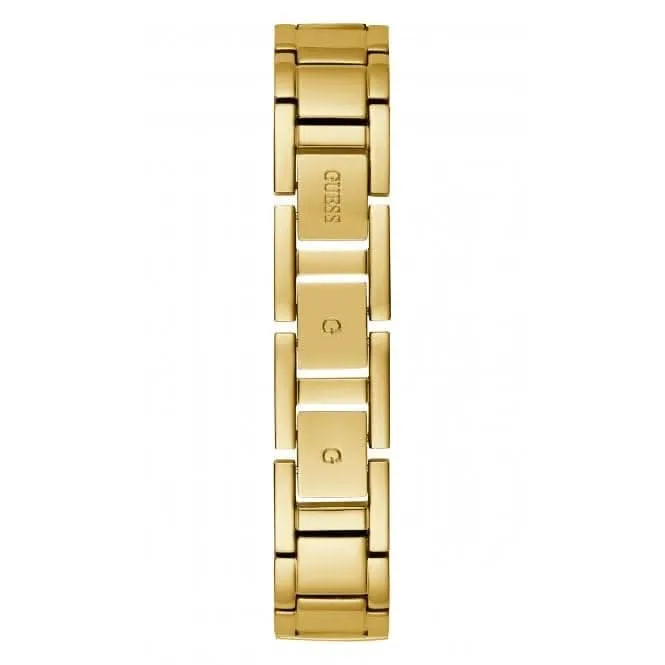 Guess Ladies Treasure Montre en Acier Inoxydable Ton Or GW0476L2