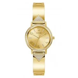 Montre Guess Ladies Tri Luxe en acier inoxydable finition or GW0474L2