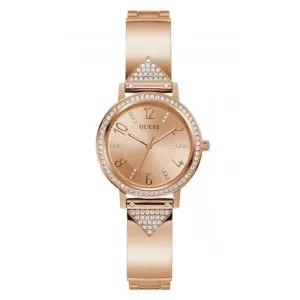 Montre Guess Ladies Tri Luxe en acier inoxydable or rose GW0474L3