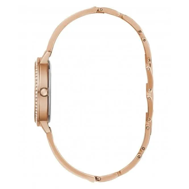 Montre Guess Ladies Tri Luxe en acier inoxydable or rose GW0474L3