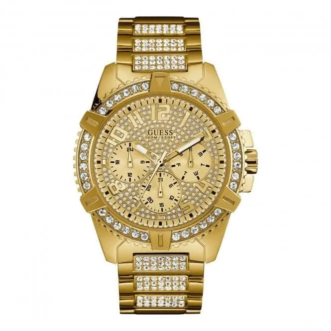 Montre Sport Homme Guess en Acier Inoxydable Champagne W0799G2