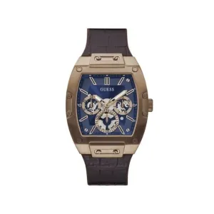 Montre Guess Phoenix Gents à bracelet en cuir ton rose GW0202G2