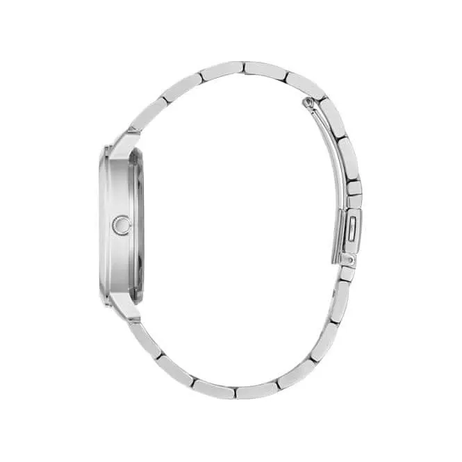 Montre Guess Quattro Clear pour Femme, Style Trend, en Acier Inoxydable Argenté GW0300L1