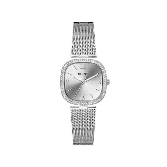 Montre Guess Tapestry pour femme en acier inoxydable argenté tendance GW0354L1