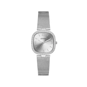 Montre Guess Tapestry pour femme en acier inoxydable argenté tendance GW0354L1