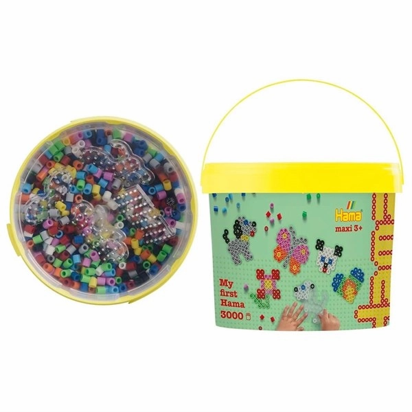 HAMA Maxi Beads 3000 pcs   4 Bead Plates
