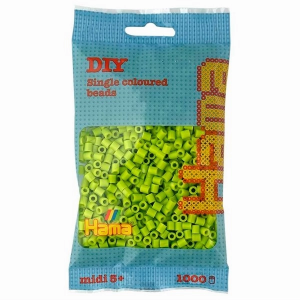 HAMA Midi Beads 1000 pcs Lime