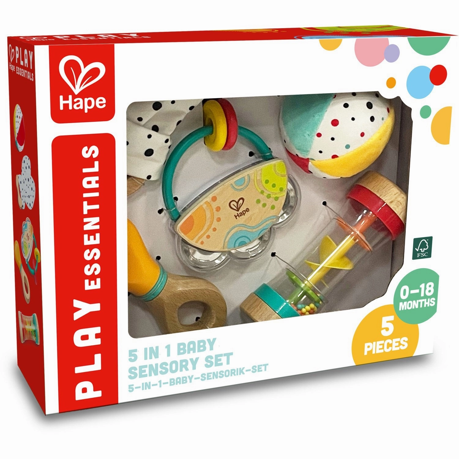 Hape 5-i-1 Baby Sensory Set