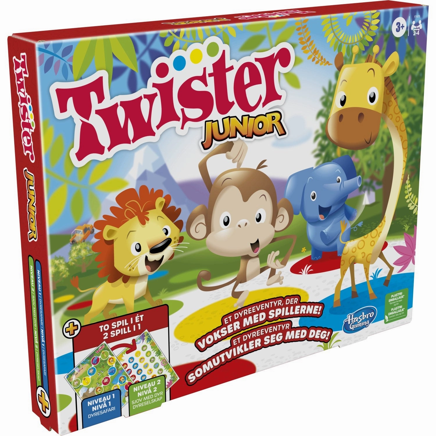 Hasbro Gaming Twister Junior DK/NO