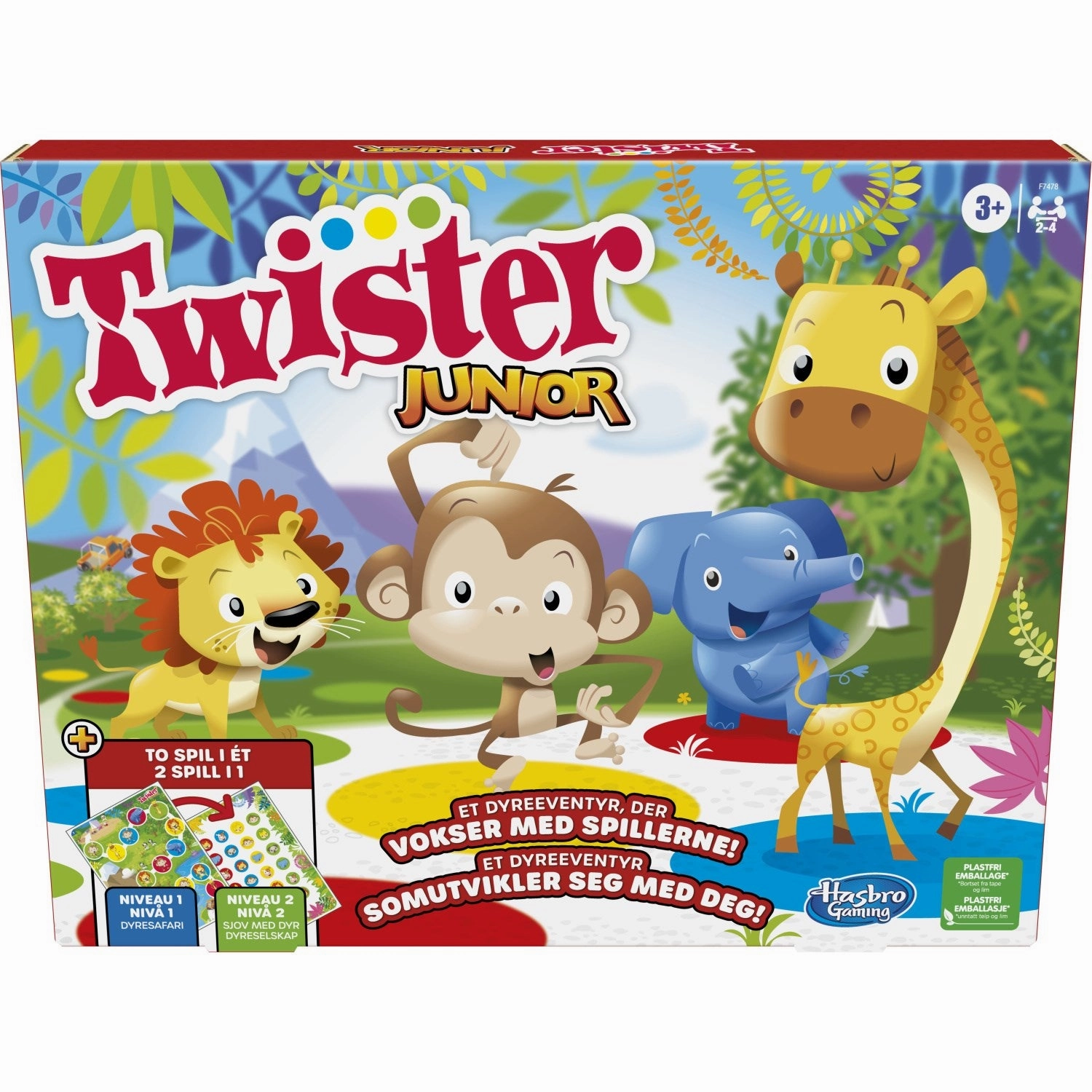 Hasbro Gaming Twister Junior DK/NO