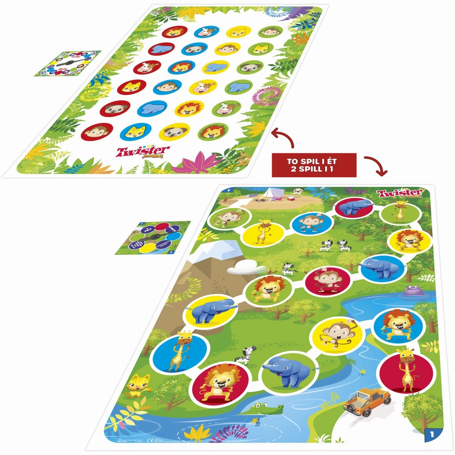 Hasbro Gaming Twister Junior DK/NO