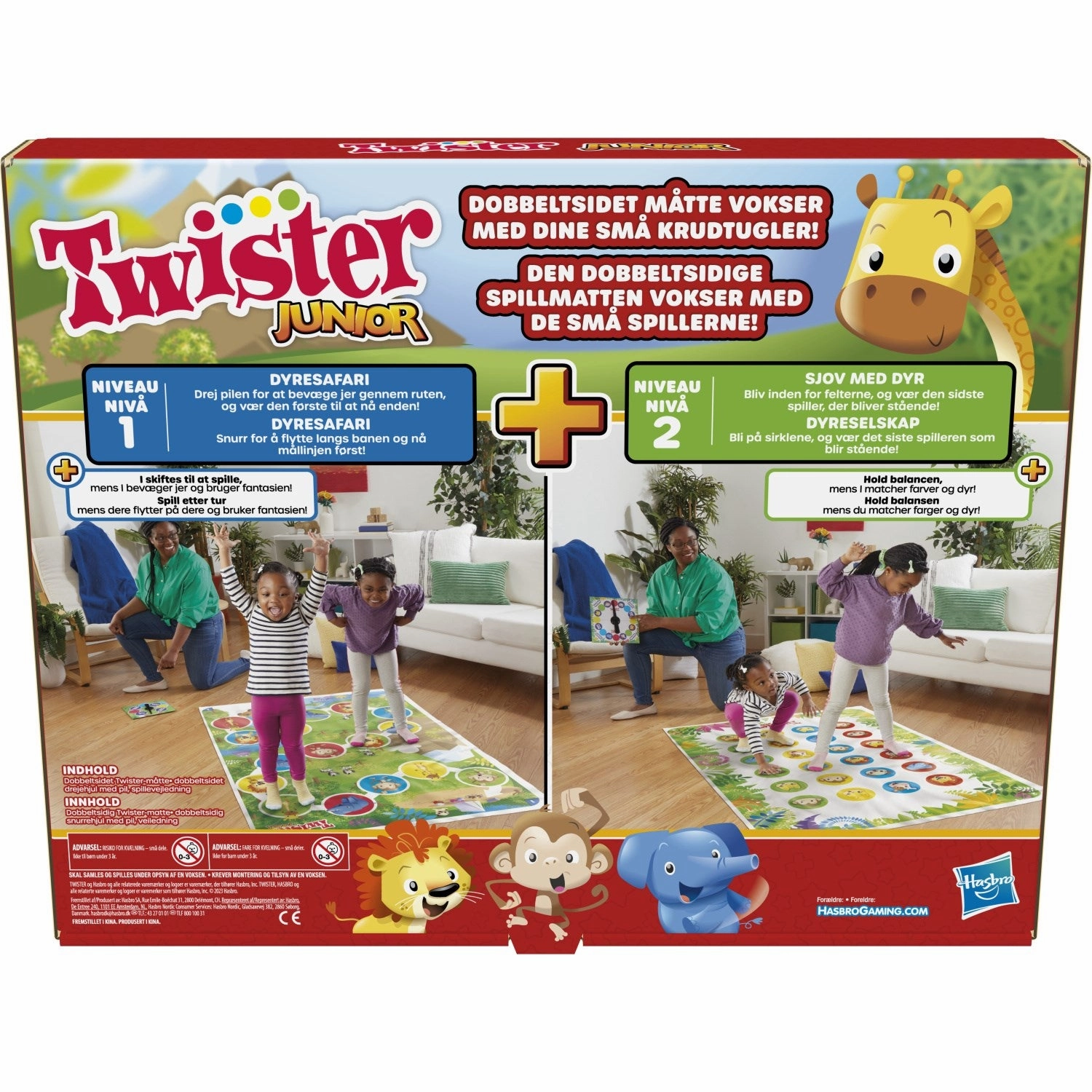 Hasbro Gaming Twister Junior DK/NO