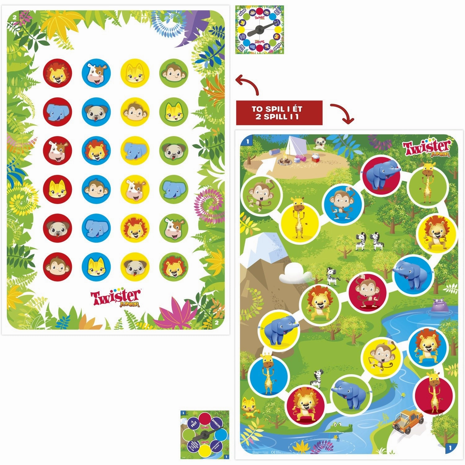 Hasbro Gaming Twister Junior DK/NO