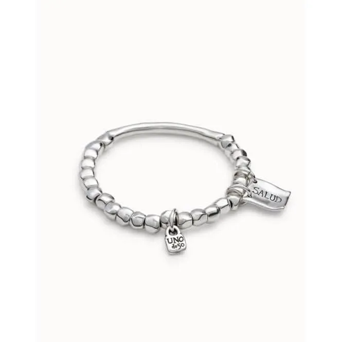 Bracelet en métal argenté sain Unode50 Bijoux et Accessoires