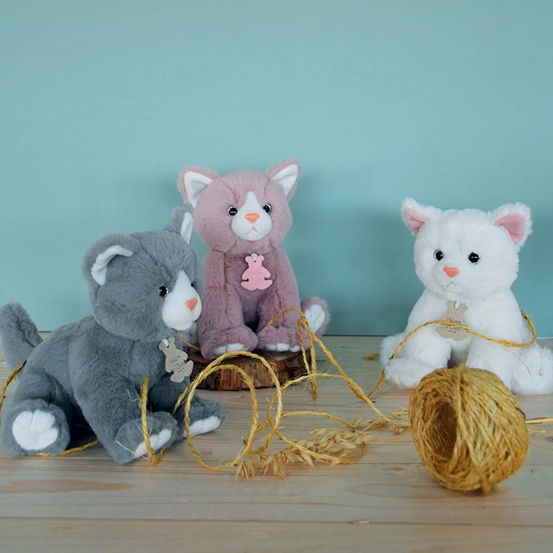 Histoire d'Ours Baby Cat Powder Grey 18cm