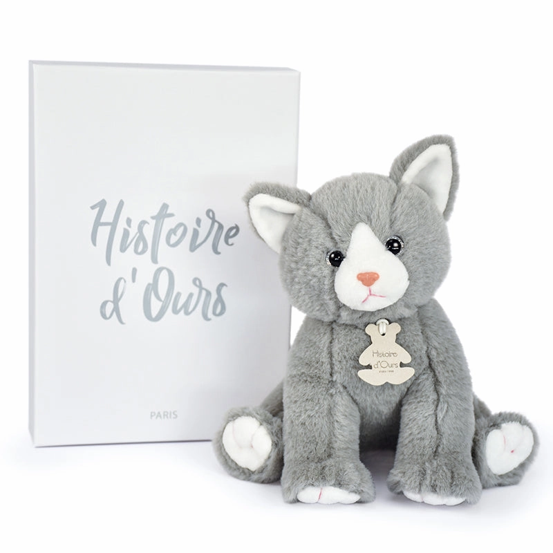 Histoire d'Ours Baby Cat Powder Grey 18cm