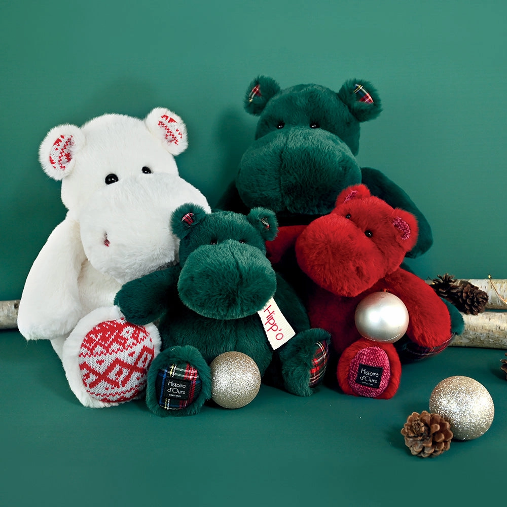 Histoire d'Ours Hippo Dark Green 25cm