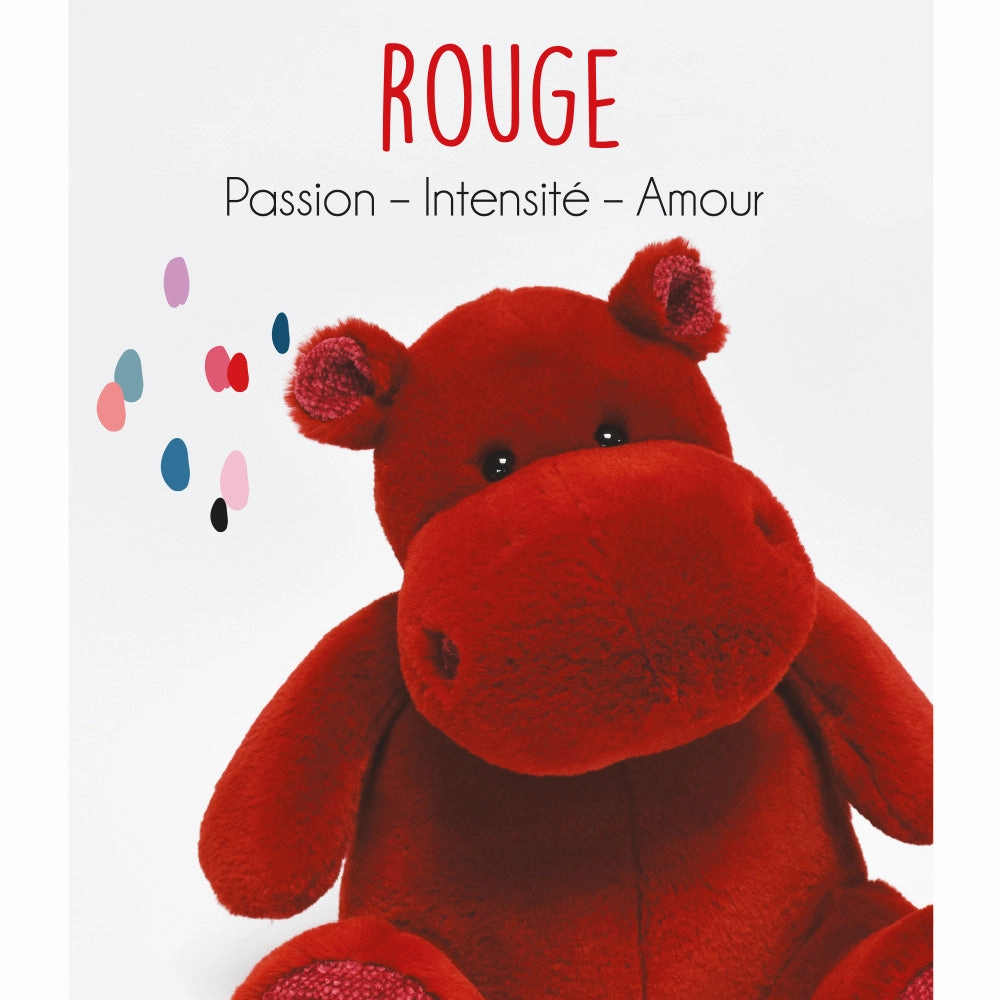 Histoire d'Ours Hippo Red 40cm